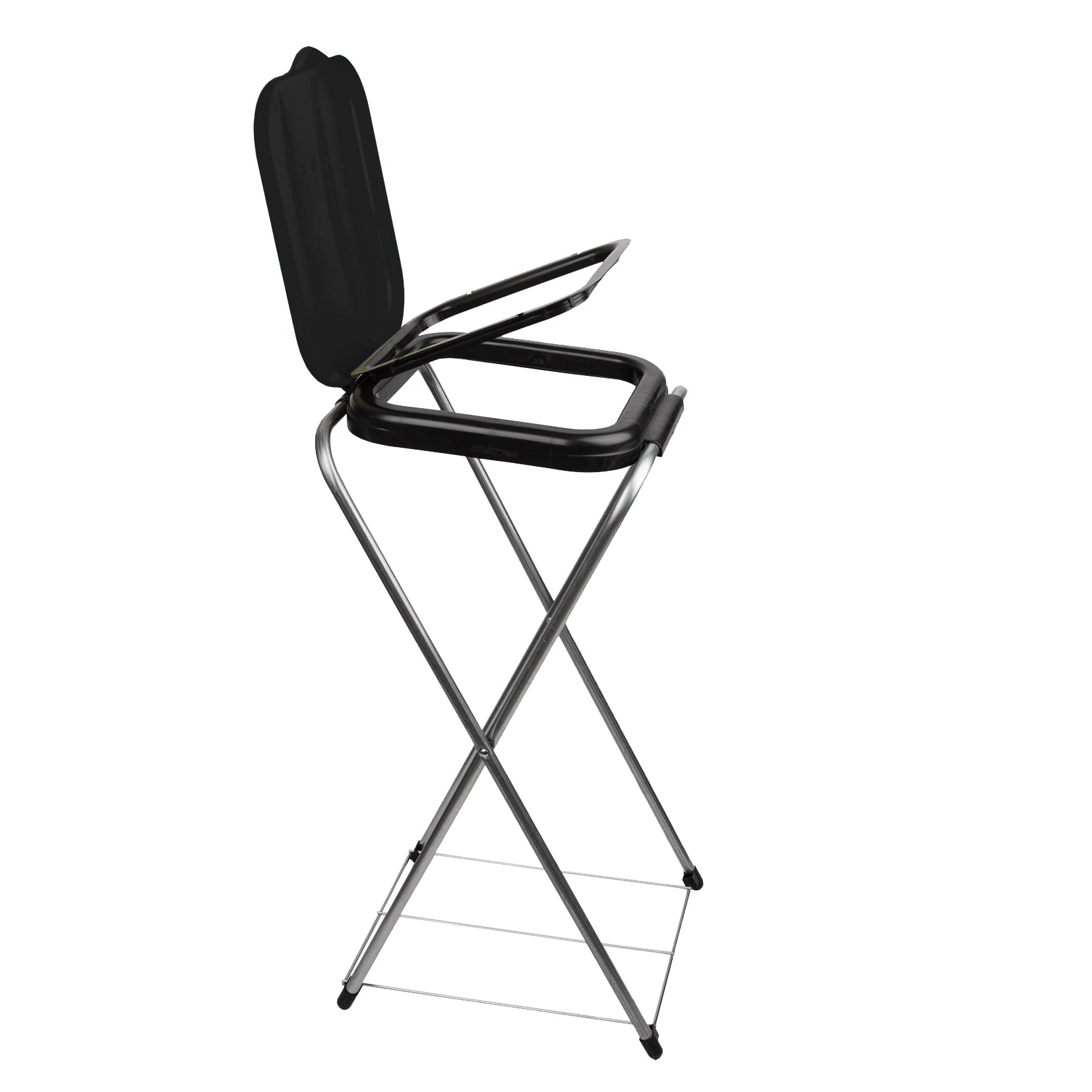 BigDean EasyFix Müllsackständer Schwarz 120L Metall