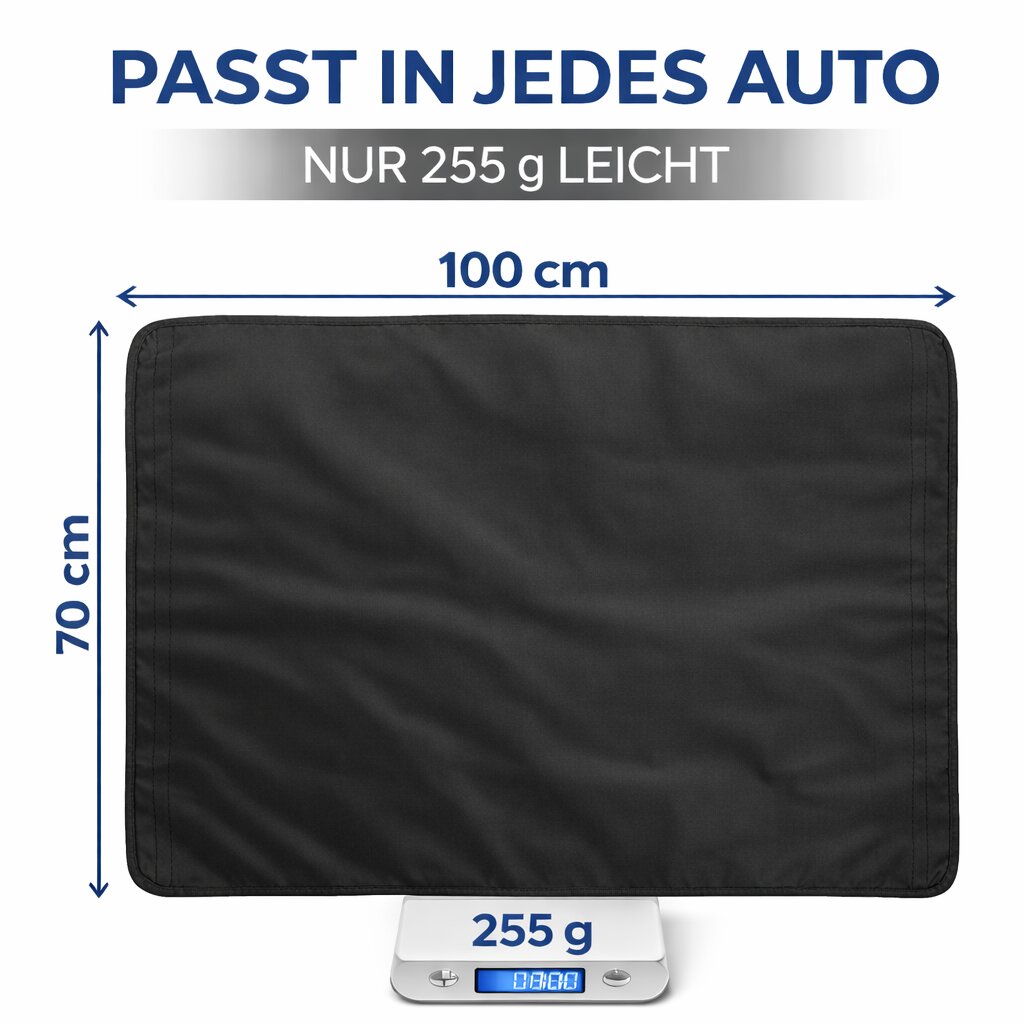 BigDean Haushalt Ladekantenschutz 100x70cm Hund wasserdicht