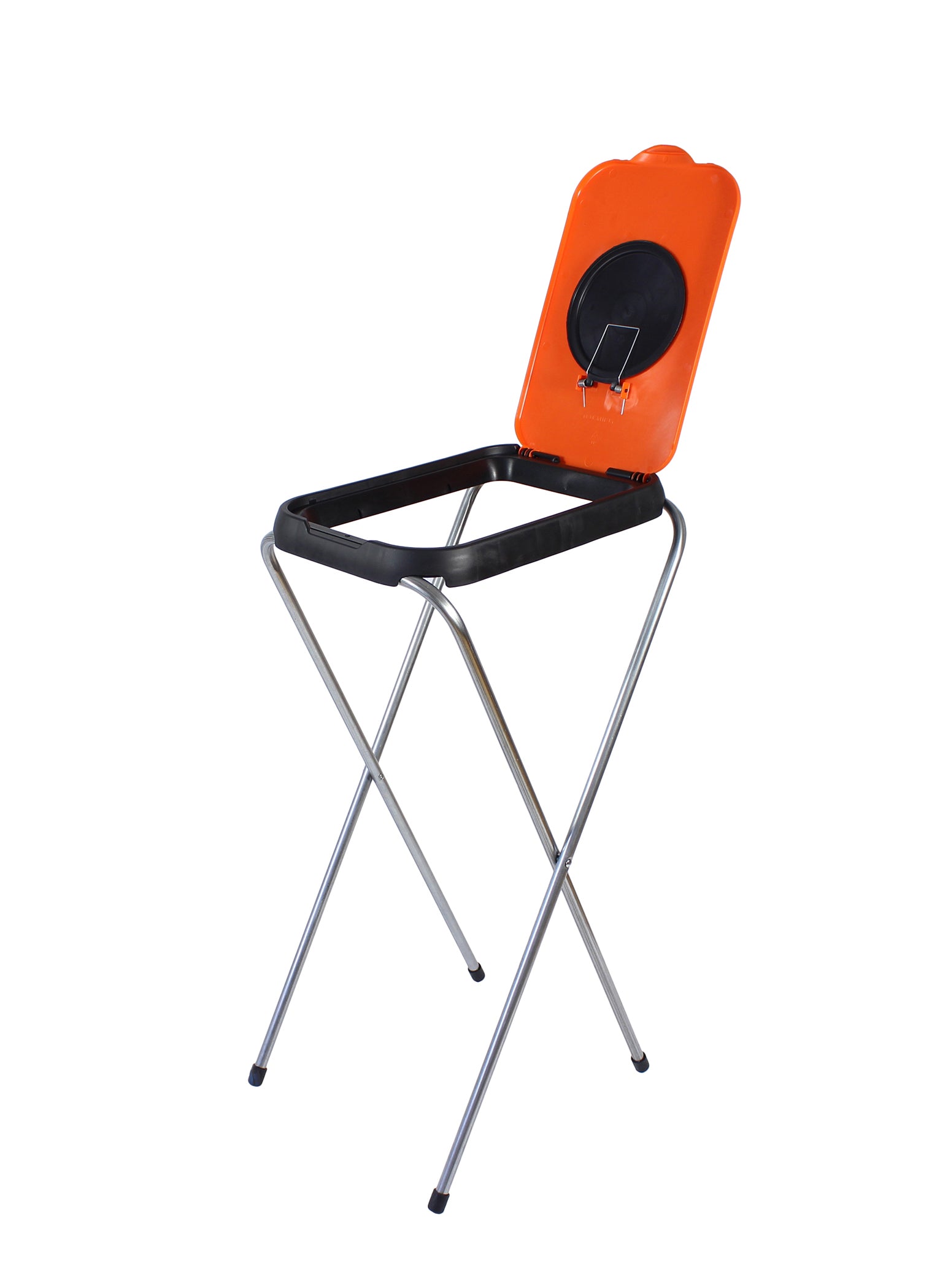 BigDean SwingFix Müllsackständer 120L Orange Stahlrahmen