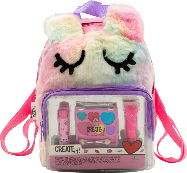 Create It Makeup Make-Up Set Rucksack Lidschatten Lippenstift