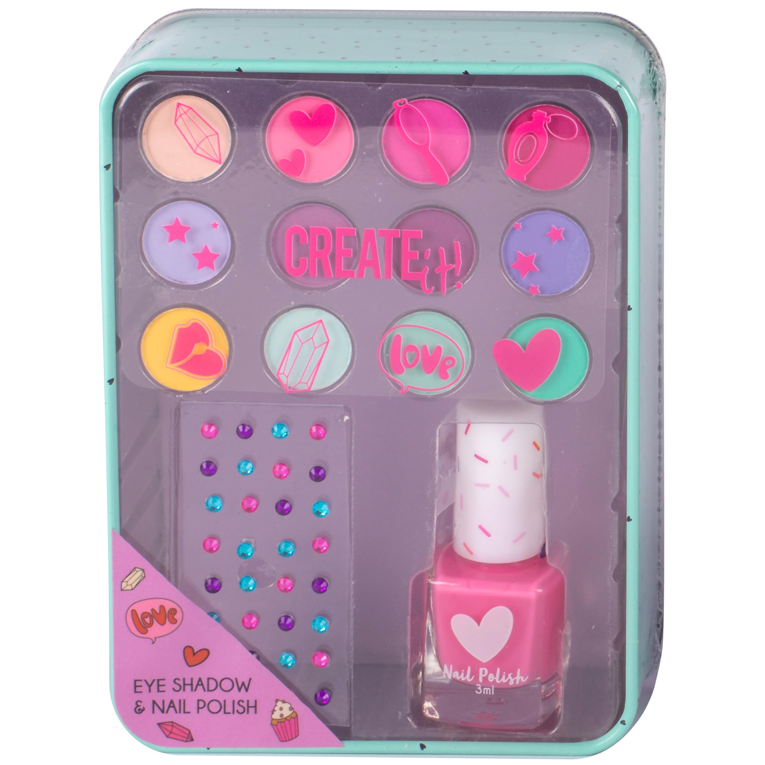 Create It Makeup 84528B Schminkset 12 Lidschatten Nagellack