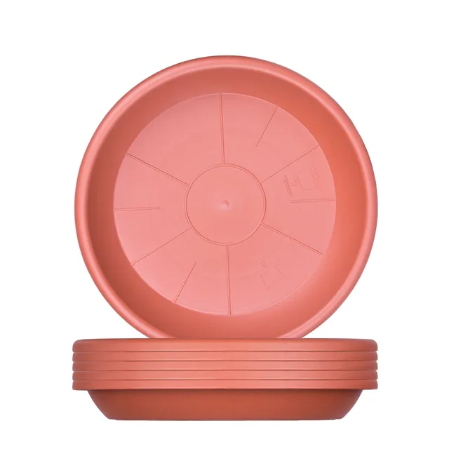 BigDean Blumentopf Untersetzer 19cm Terrakotta 6er Kunststoff