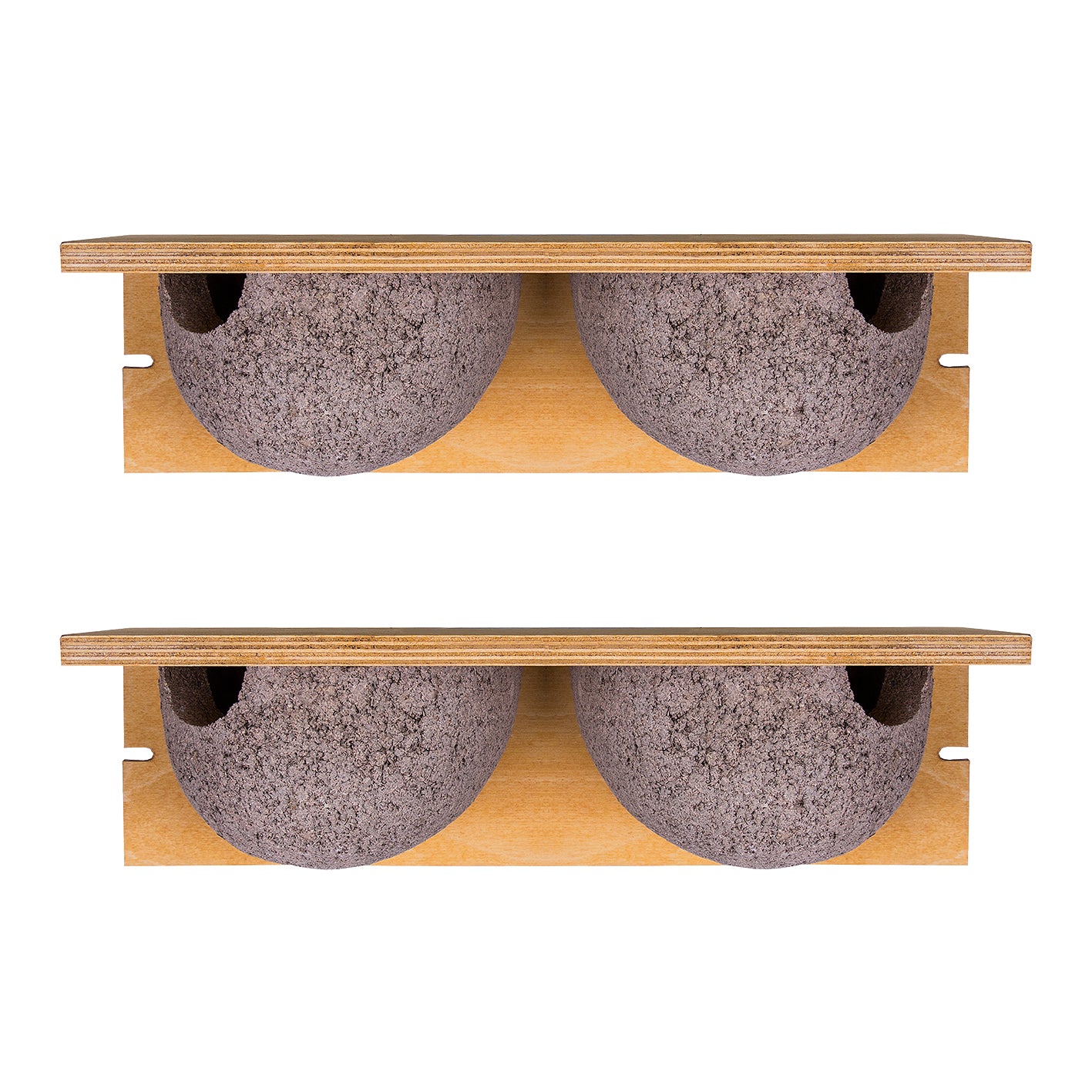 BigDean Garten Schwalbennistkasten Doppelnest Holzbeton 2 Stück