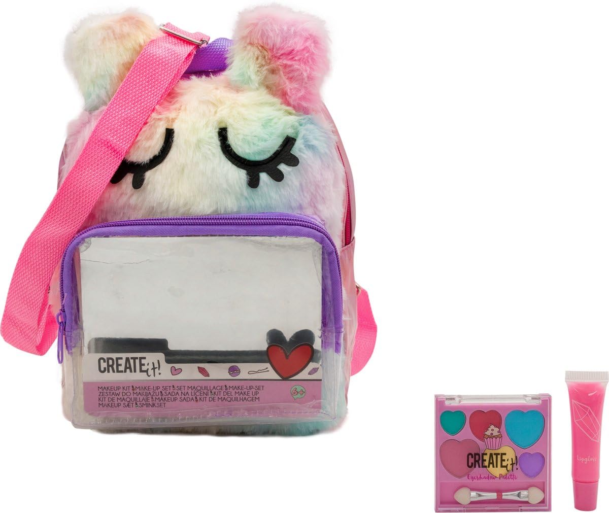 Create It Makeup Make-Up Set Rucksack Lidschatten Lippenstift