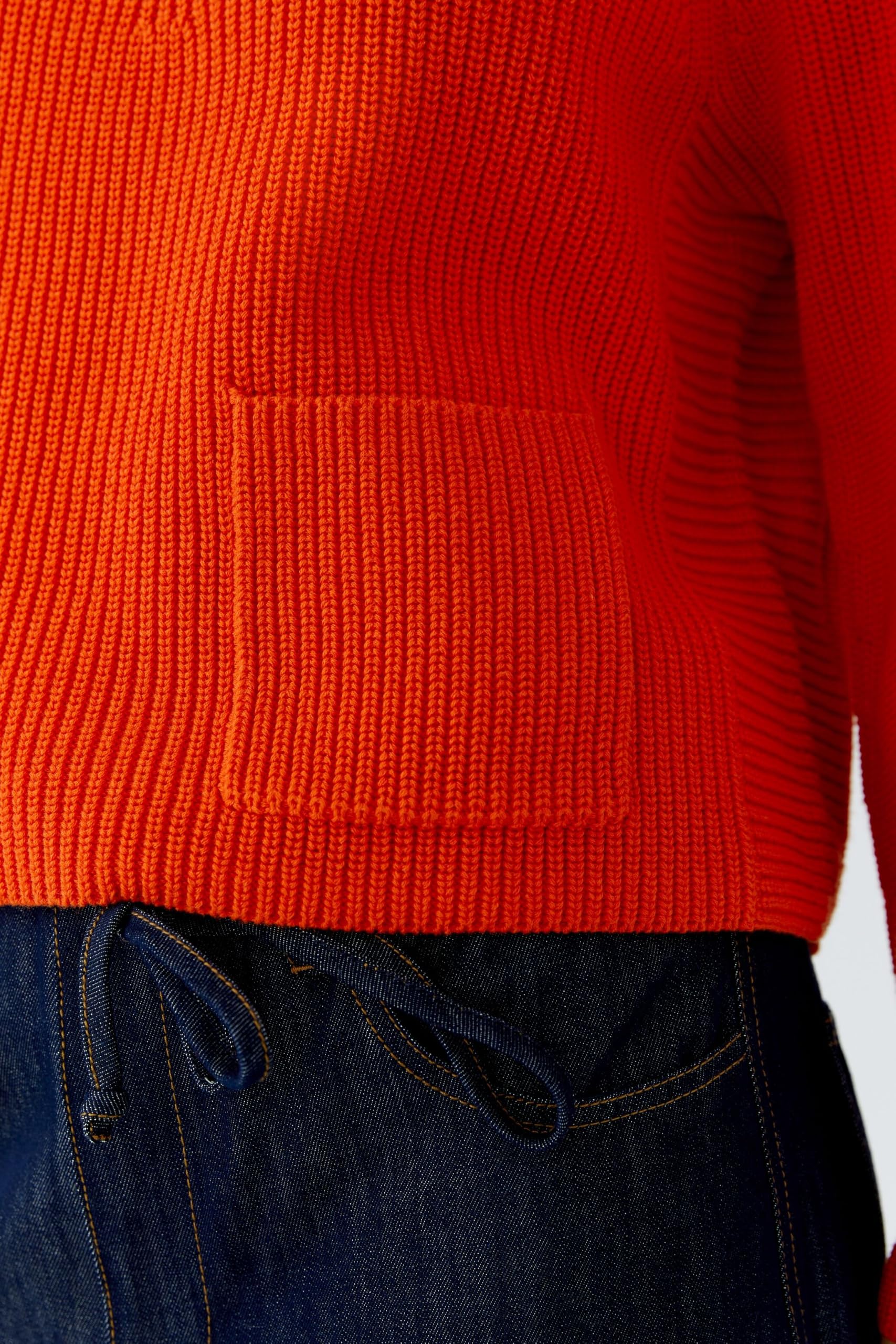 OUI RIYA Pullover Uni Baumwolle Bramble Berry