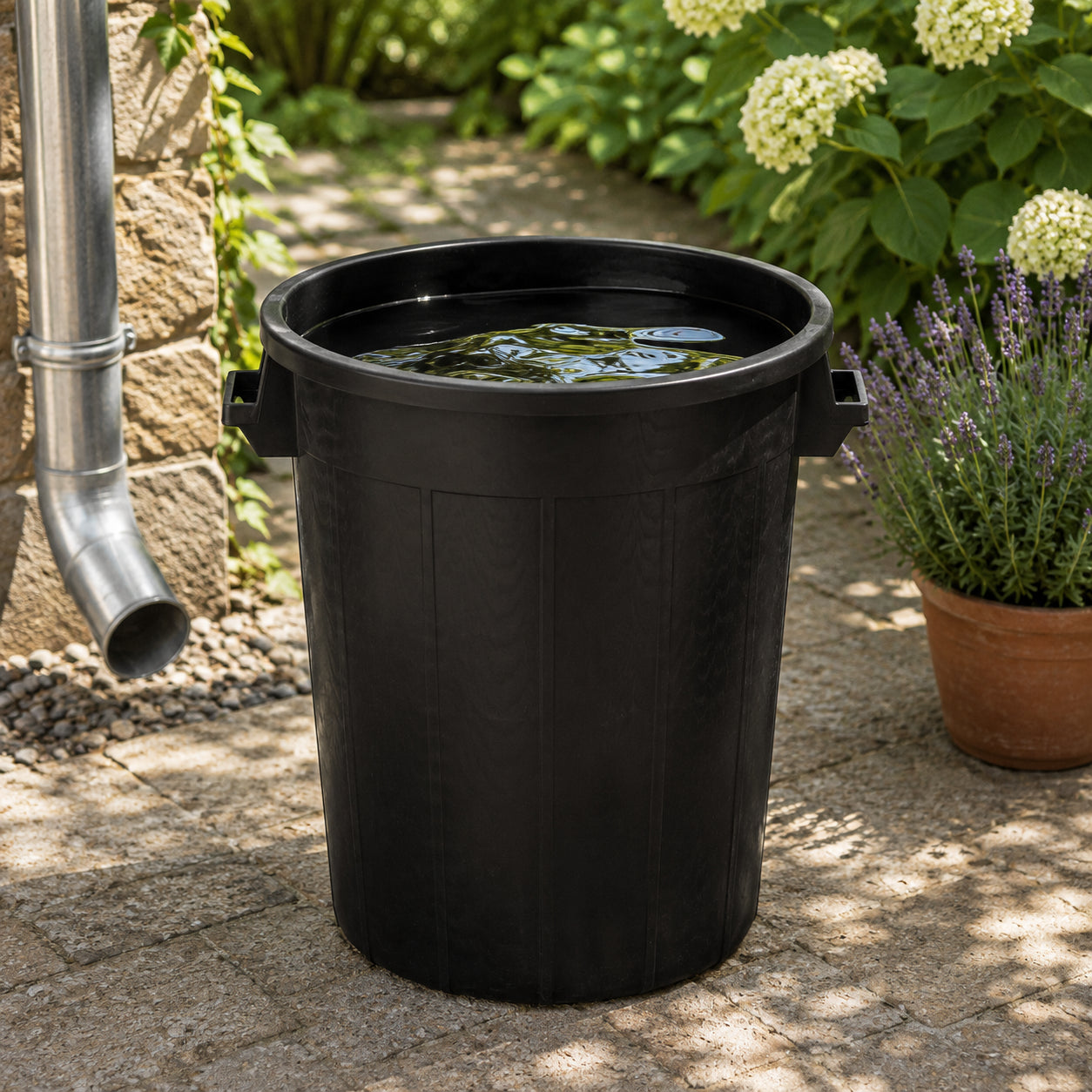 BigDean Universaltonne 70 Liter ohne Deckel Allzweck schwarz