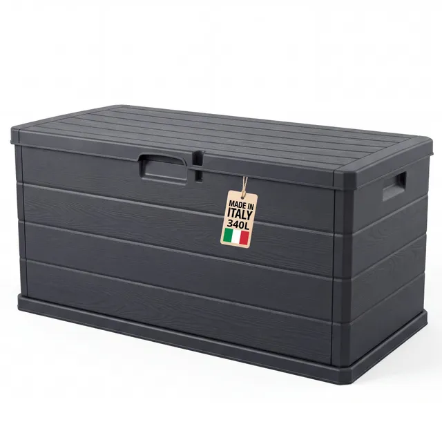 BigDean Auflagenbox 340 Liter Kissenbox abschließbar