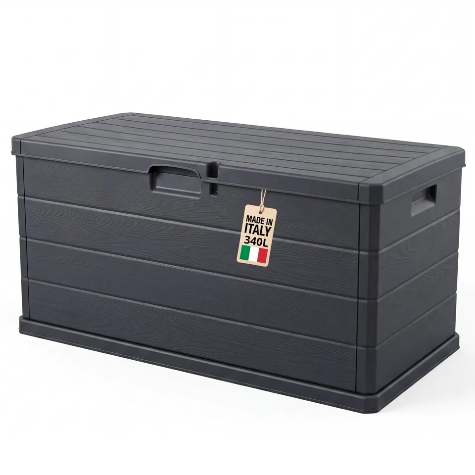 BigDean Auflagenbox 340 Liter Kissenbox abschließbar