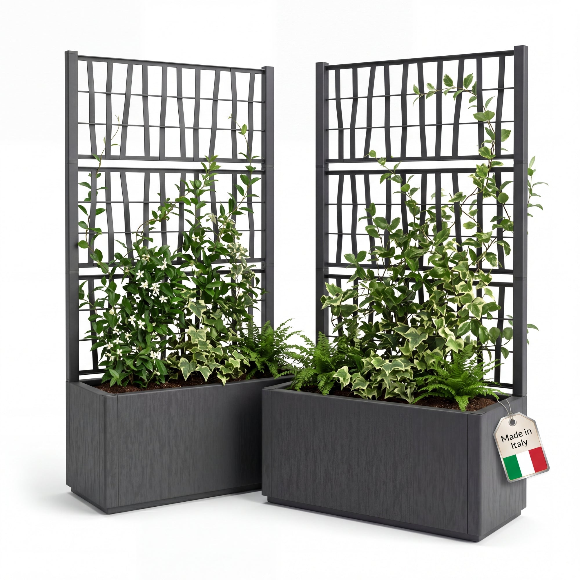 BigDean Garten & Außenbereich 2x Blumenkasten Rankgitter 80 cm