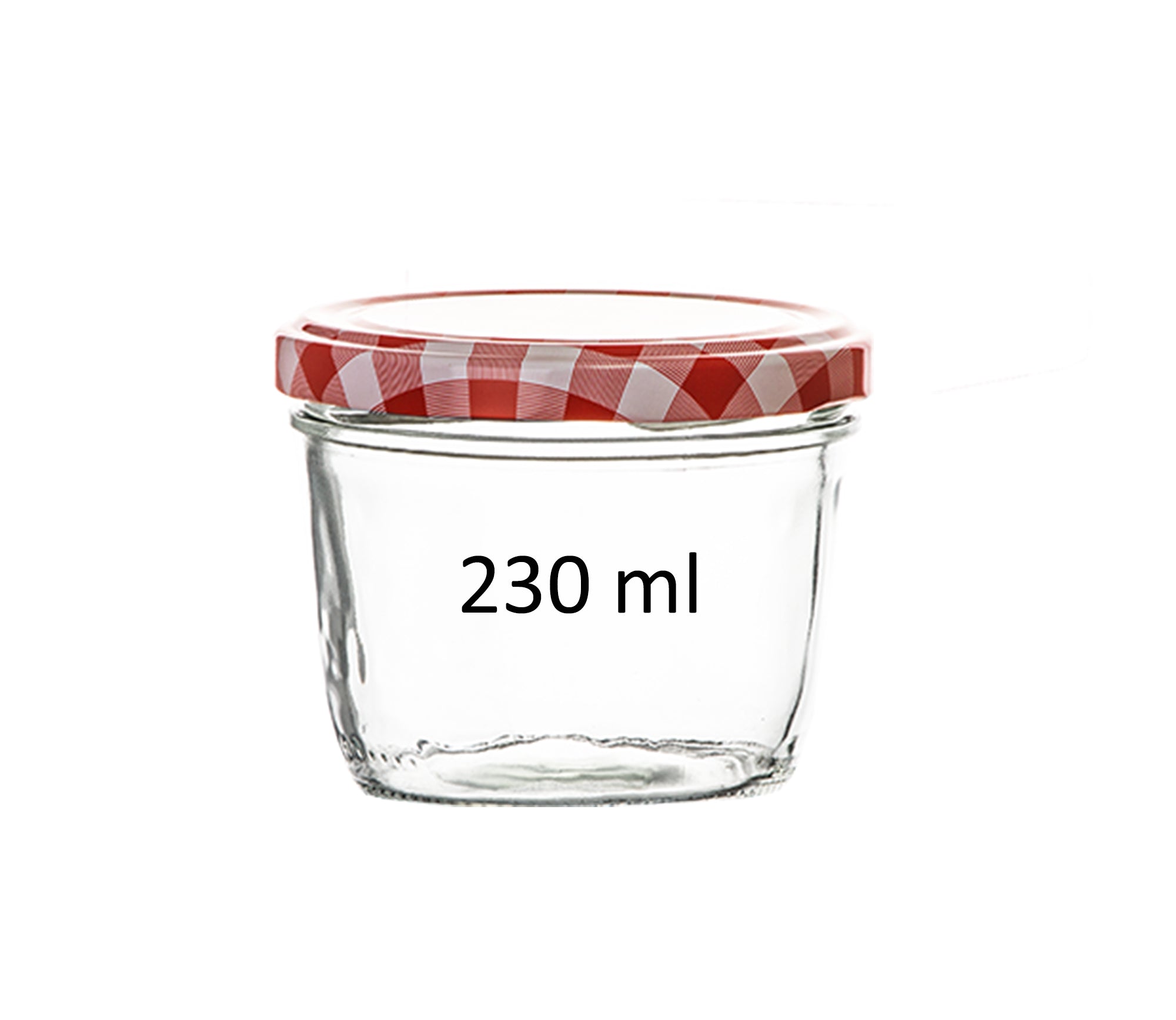 BigDean Marmeladenglas 230ml TO82 24er Set mit Deckel