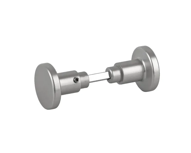 BigDean Türknauf Aluminium Zimmertürknopf Silber Drehknauf