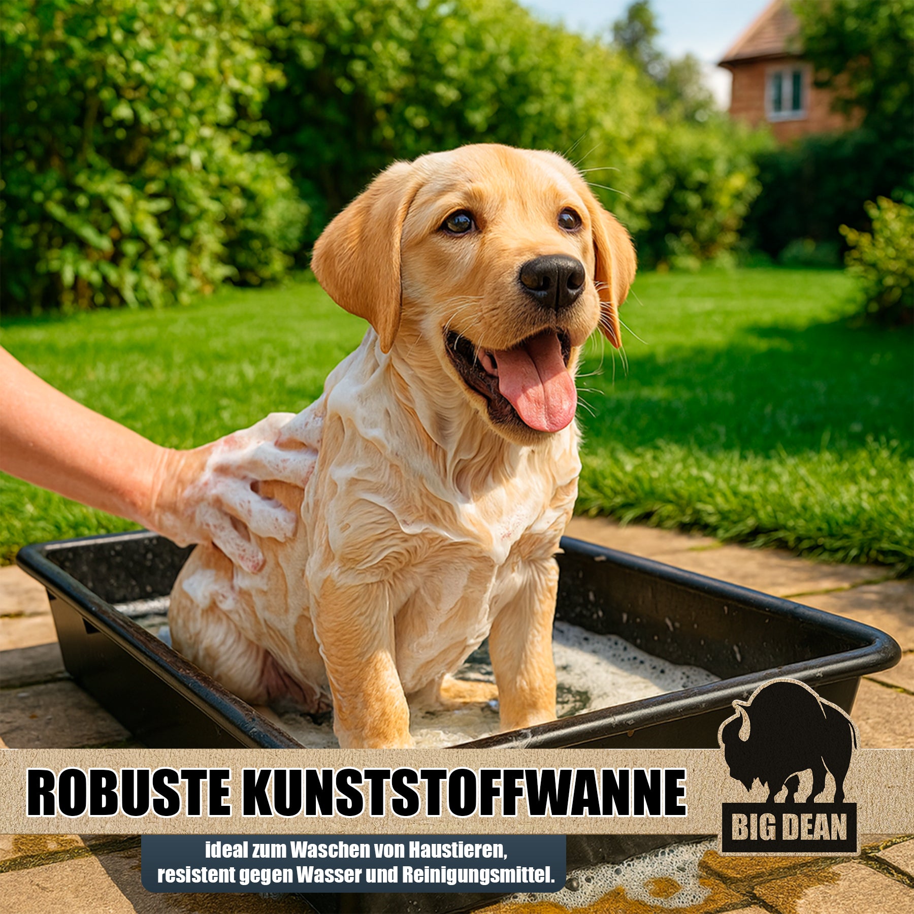 BigDean Haushalt Wanne XXXL 100x55x15cm Kunststoff Universal