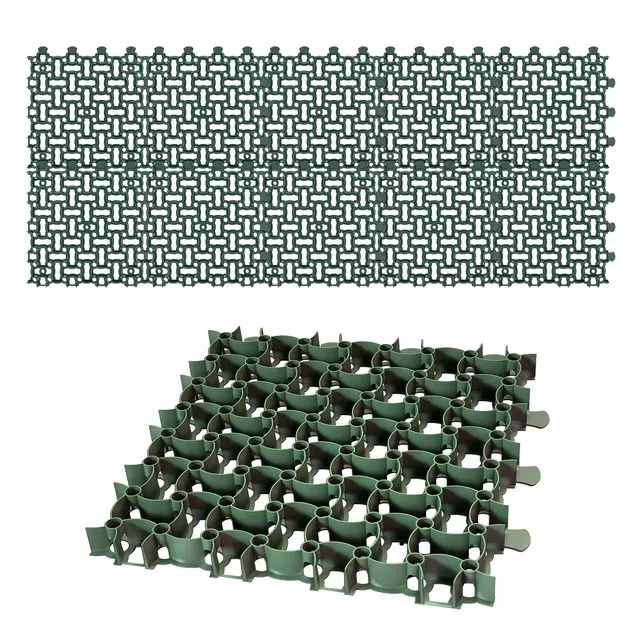 BigDean Rasengitter 50x50cm grün 10er Set 2,5m²