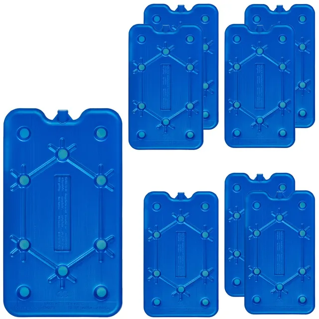 BigDean Küche Kühlakkus flach 400ml 8er Set 12h BPA-frei