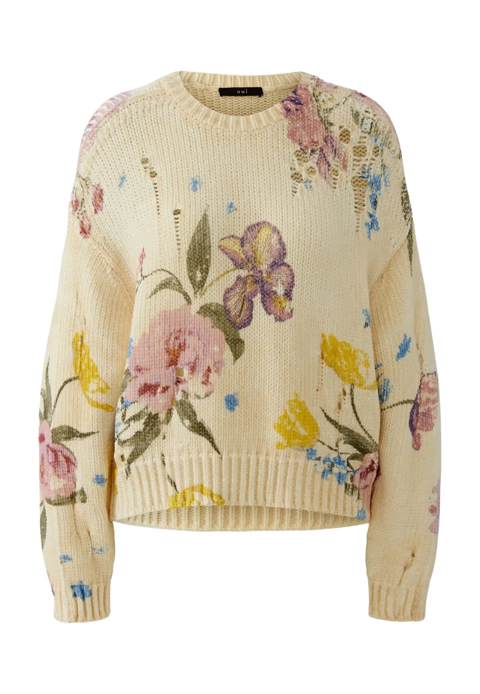 OUI Pullover Floral lässig Vintage für Damen