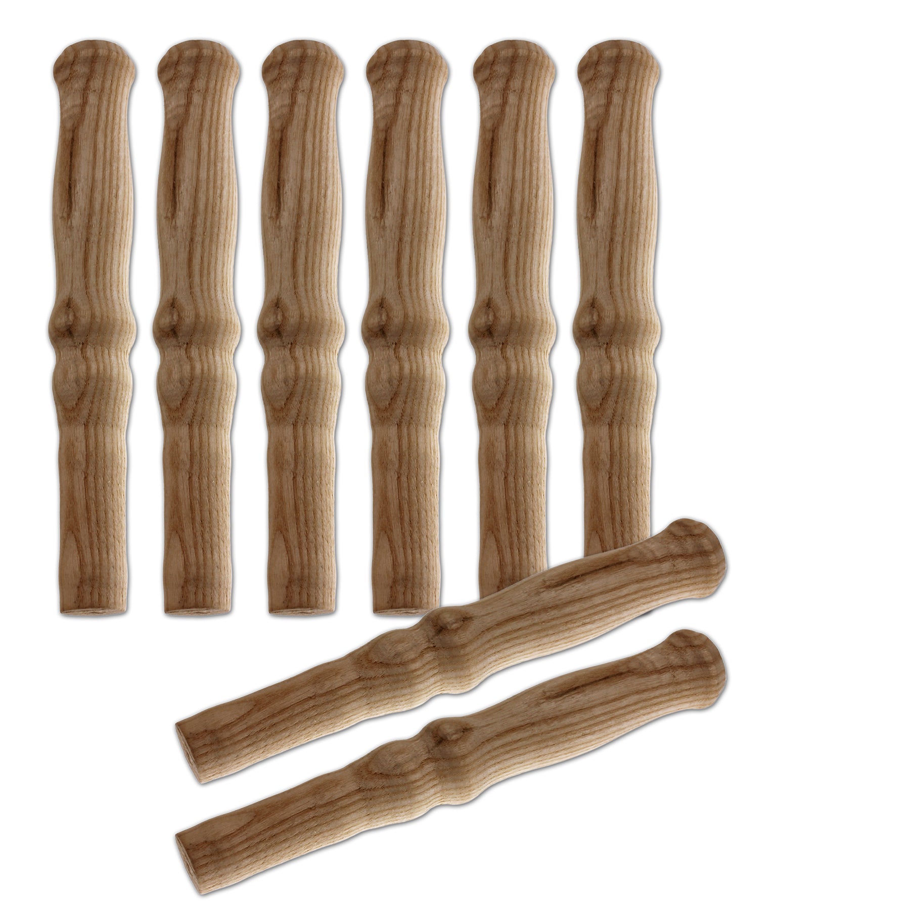 BigDean Garten & Außenbereich Schubkarren Griffe Holz 8 Stück 23,5cm