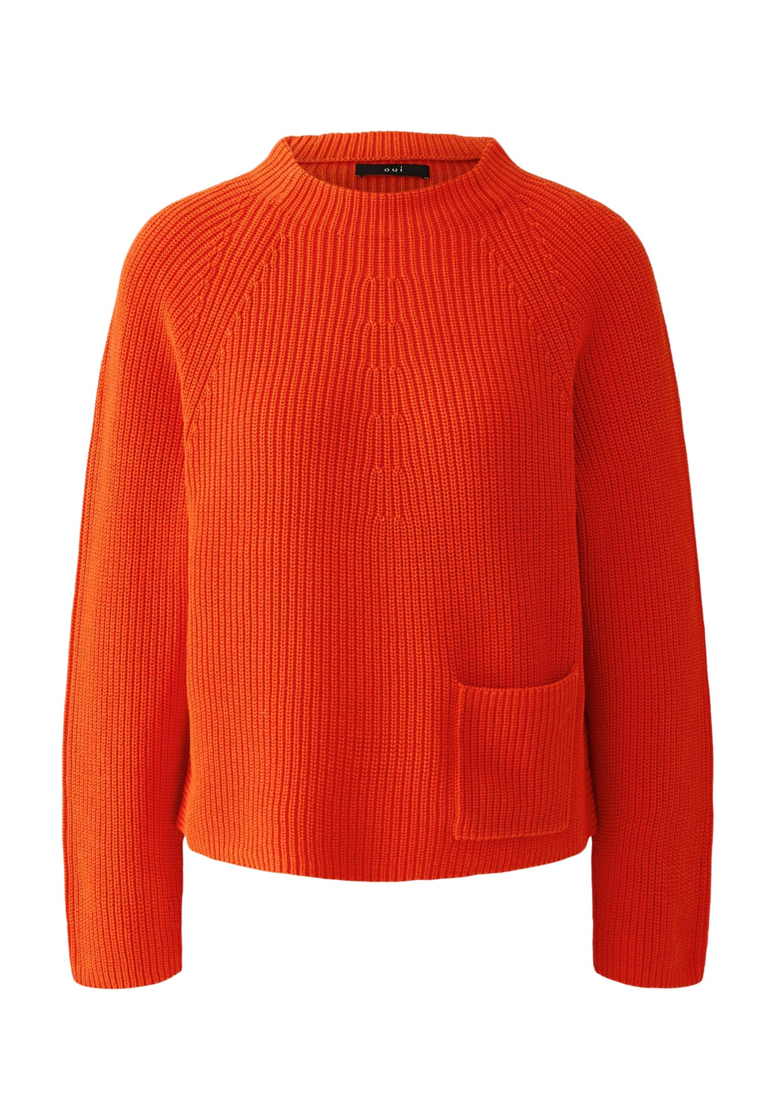 OUI RIYA Pullover Uni Baumwolle Bramble Berry