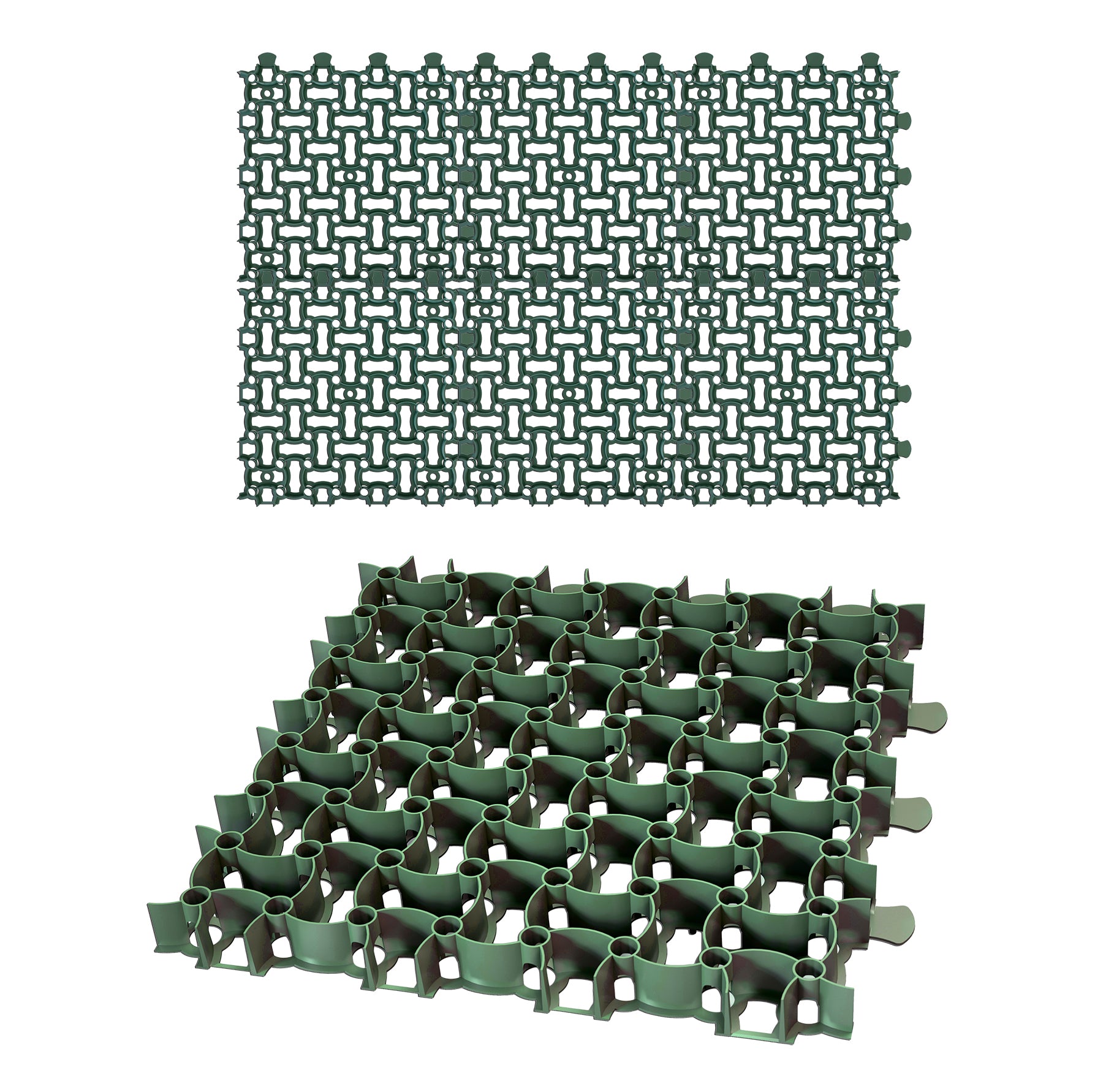 BigDean Küche Rasengitter 50x50 cm grün 6 Stück 1,5 qm