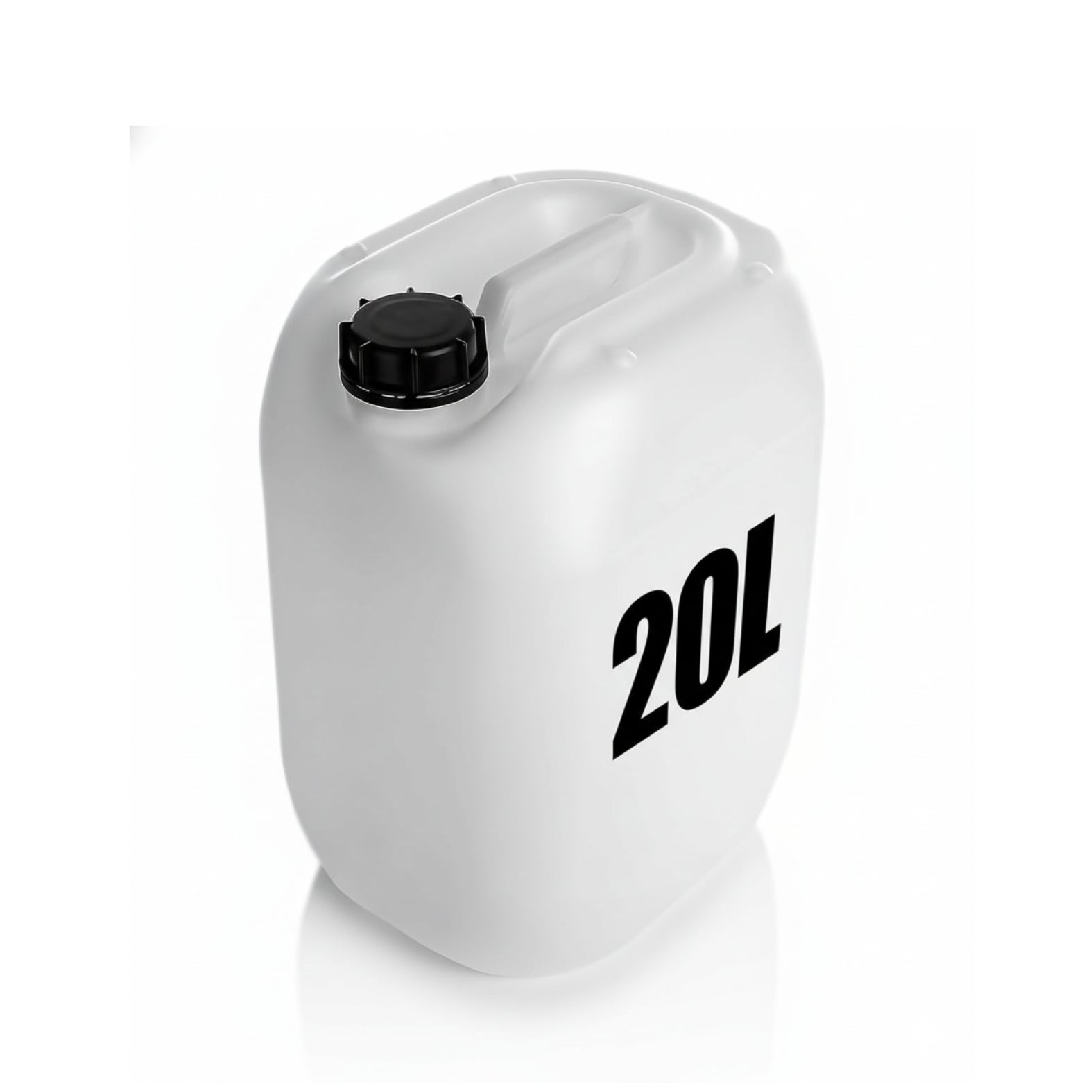 BigDean Wasserkanister 20L naturweiß mit Hahn BPA-frei