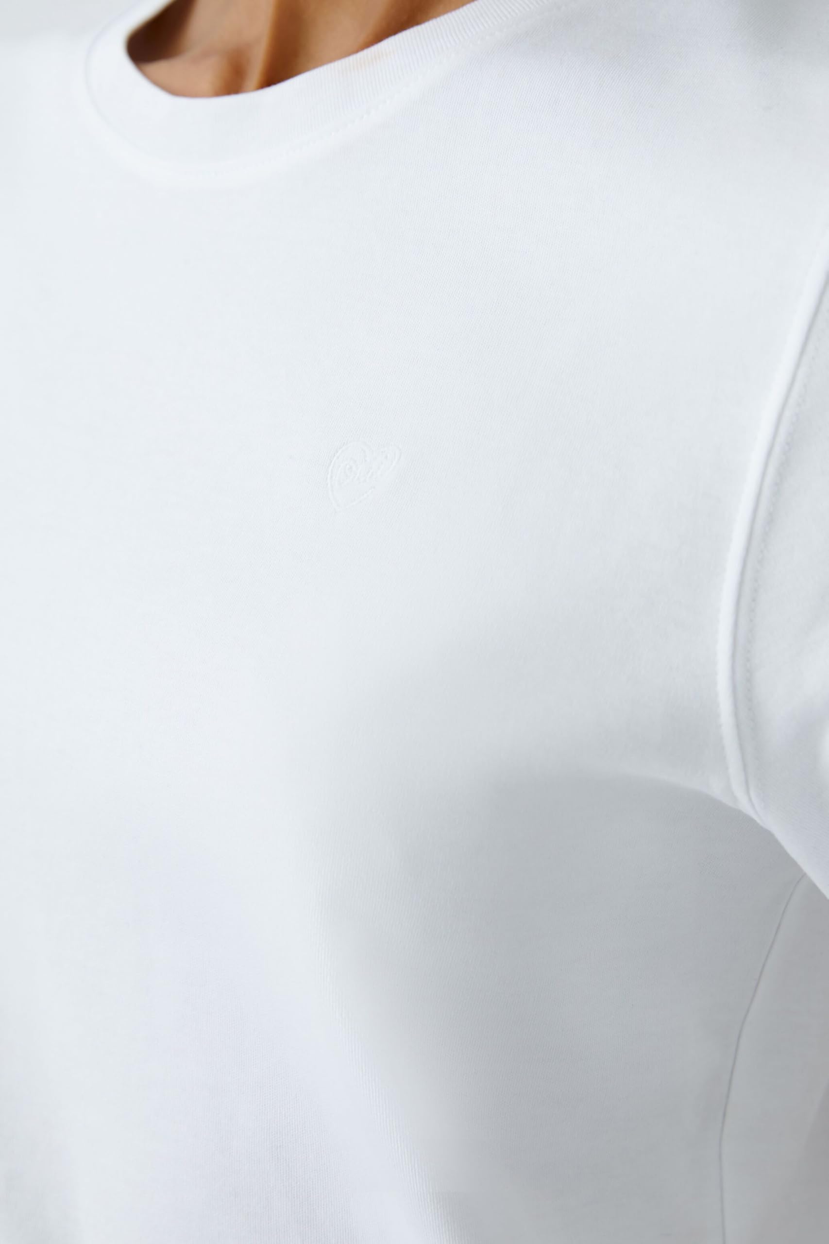 OUI Shirts & Tops SVEHA T-Shirt Damen Schwarz Baumwolle
