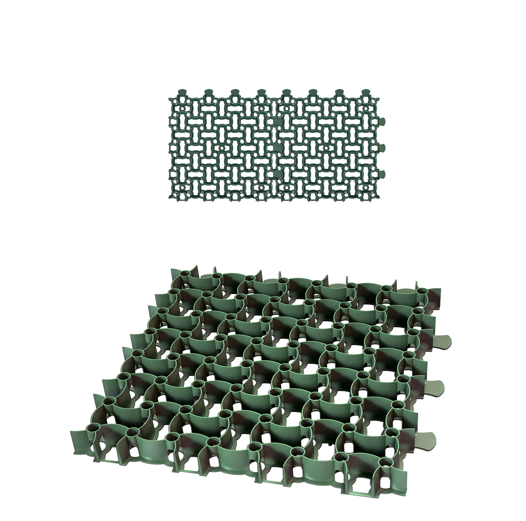 BigDean Rasengitter 50x50 Paddockplatte 2er Grün befahrbar