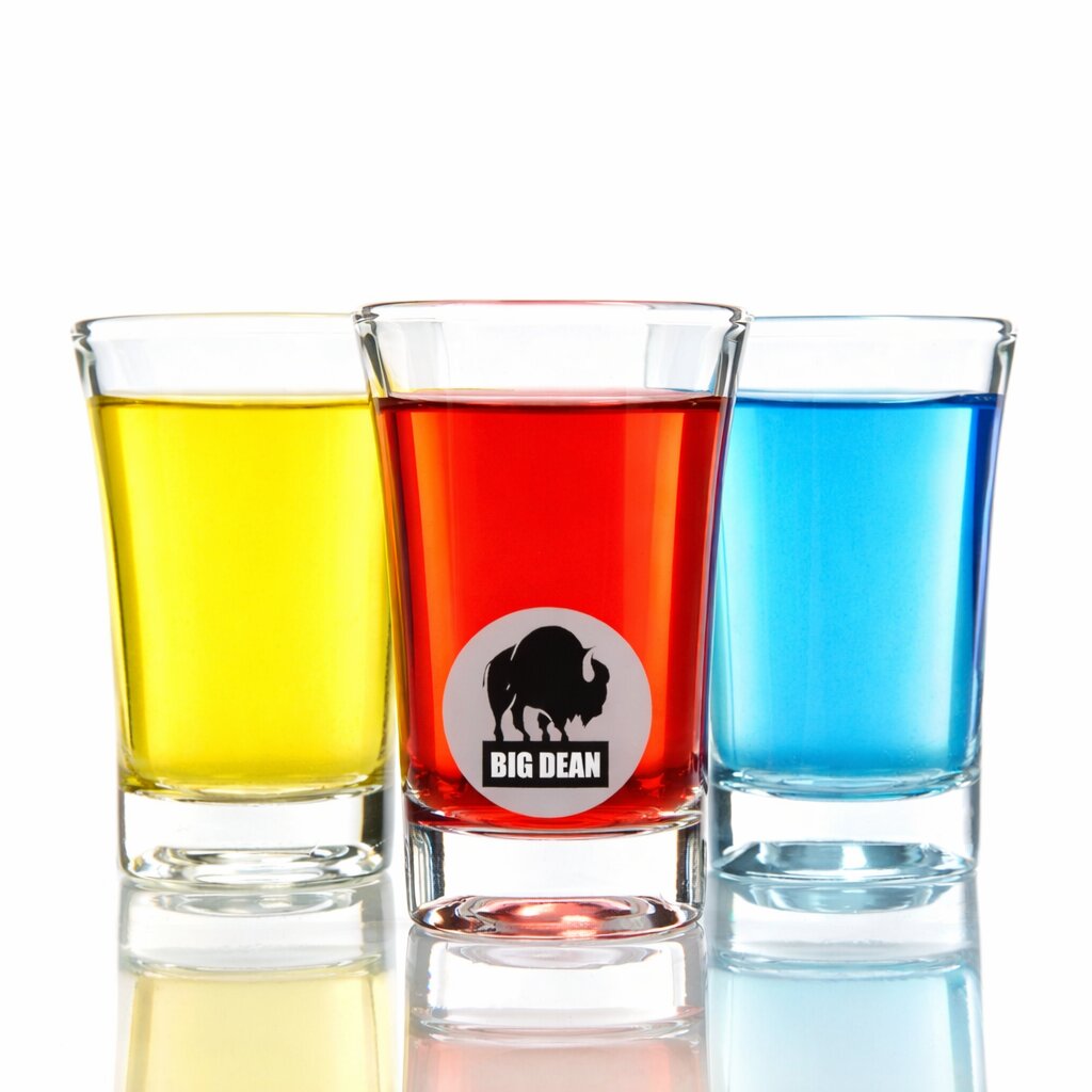 BigDean Schnapsgläser Glas 4cl 12 Stück Gastro Spülmaschinenfest