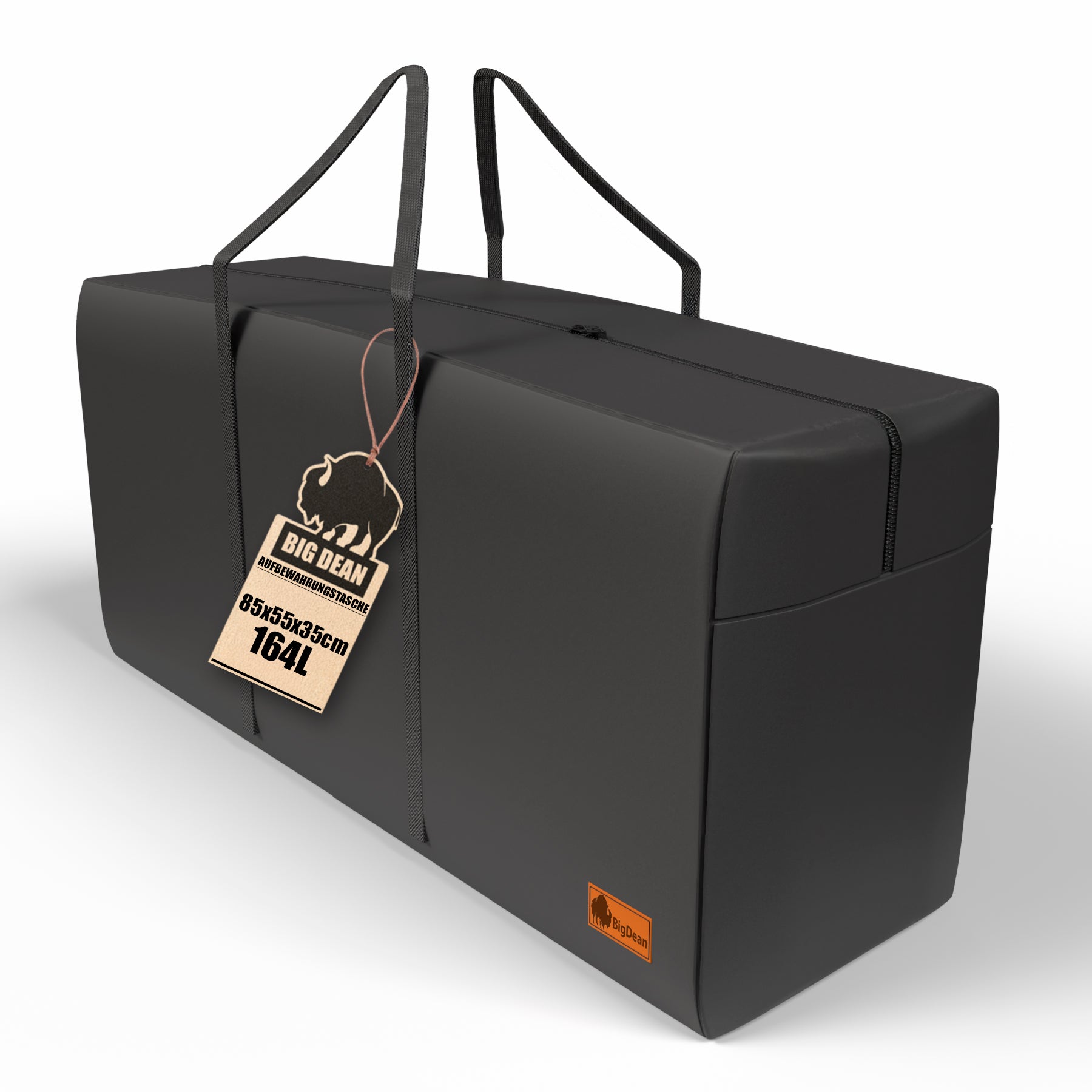 BigDean Aufbewahrungstasche XL 164l 85x55x35cm mit Reißverschluss