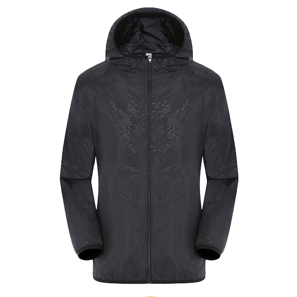 Luadnysin Jackets Regenjacke Sky Blue wasserdicht mit Kapuze