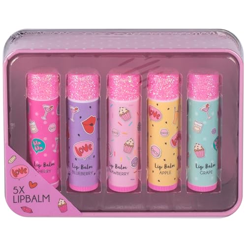 Create It Makeup 84528A Lippenbalsam Duft 5 Stück Metalldose