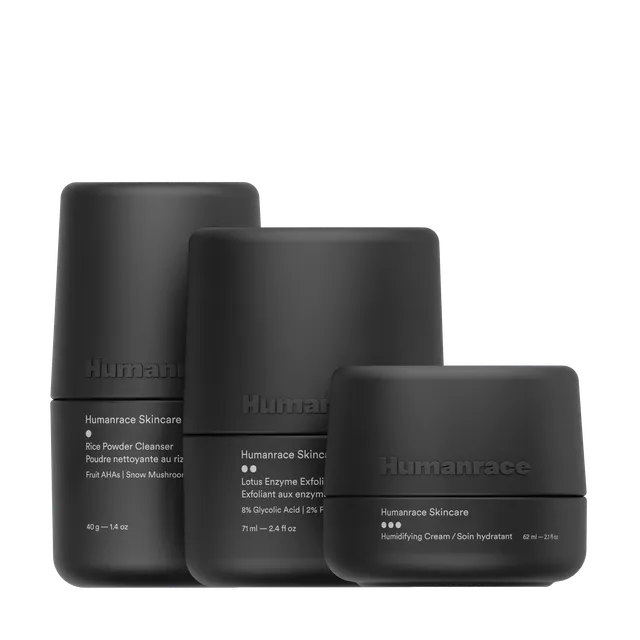 Humanrace Kits Black Routine Gesichtsset schwarz 3-teilig
