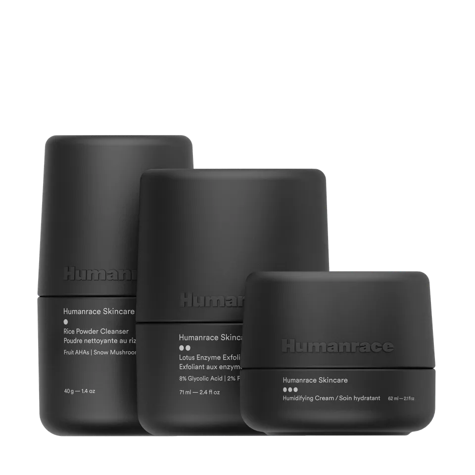 Humanrace Kits Black Routine Gesichtsset schwarz 3-teilig