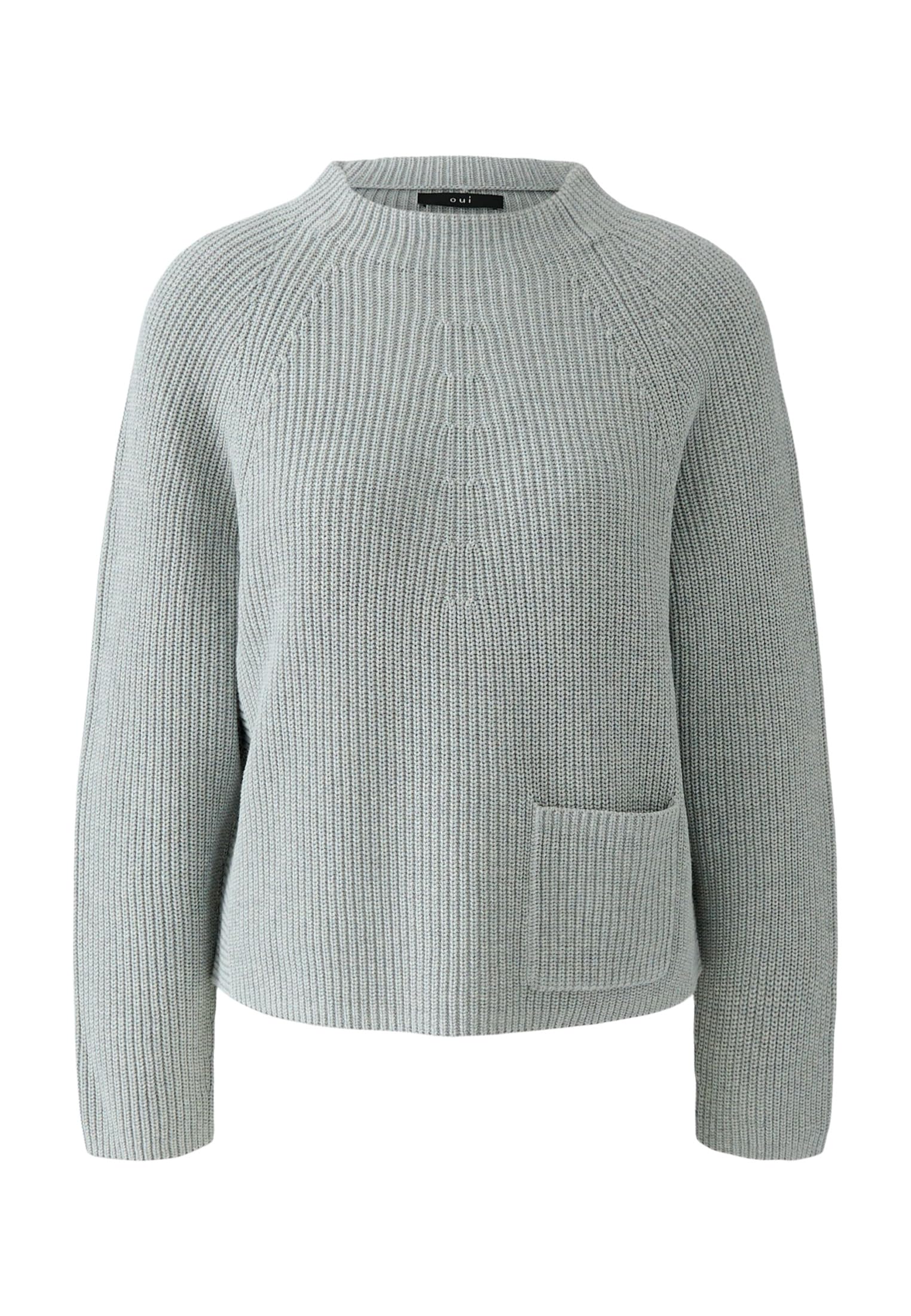 OUI RIYA Pullover Uni Baumwolle Bramble Berry