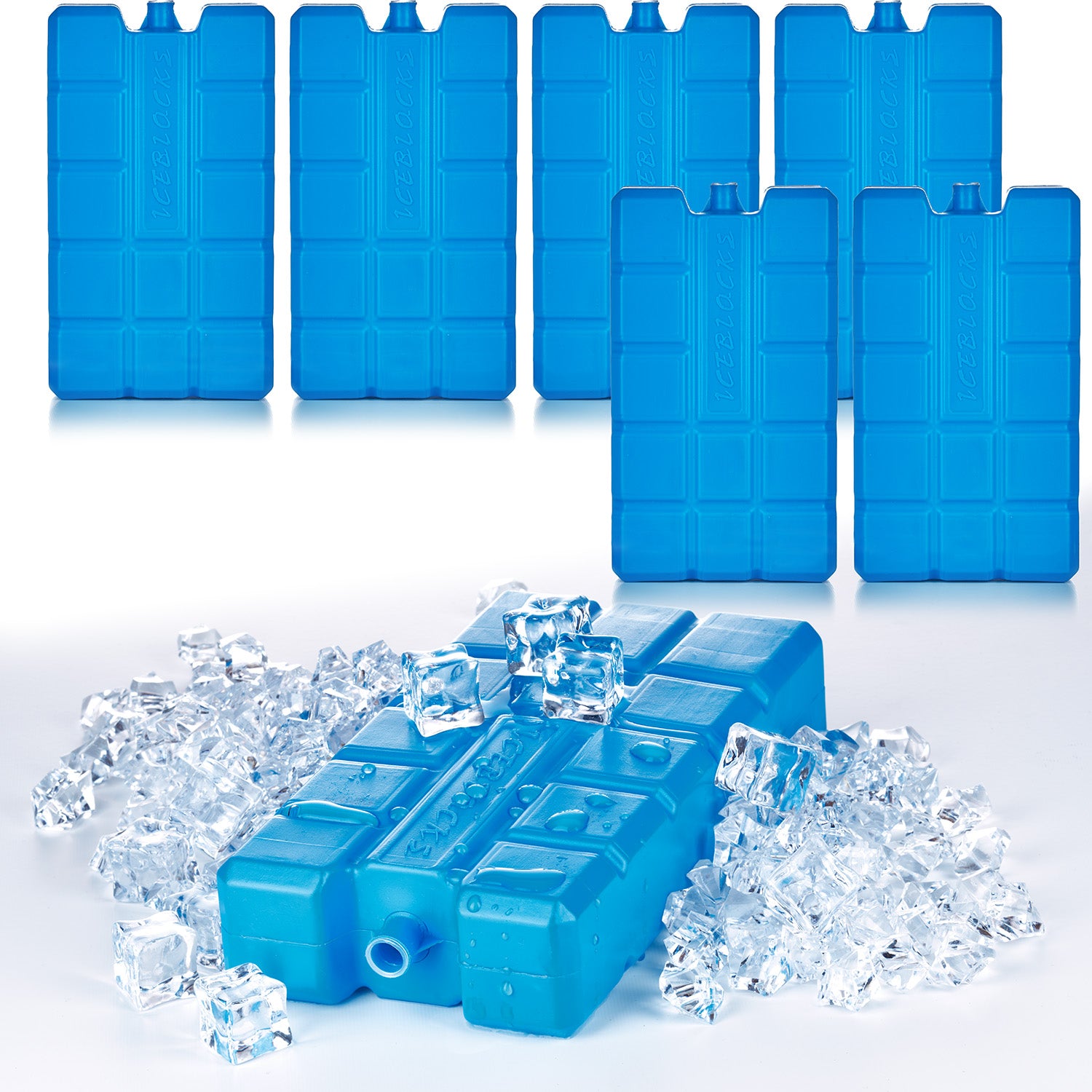 BigDean Küche & Vorrat Kühlakkus 6x 200ml 12h Kühlung