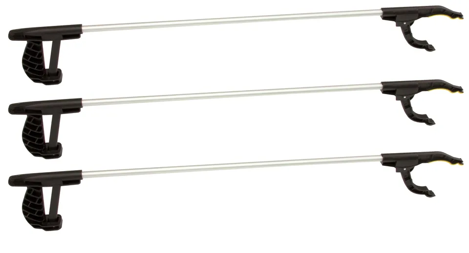 BigDean Greifzange 76 cm 3er Set magnetisch mit Griff Senioren