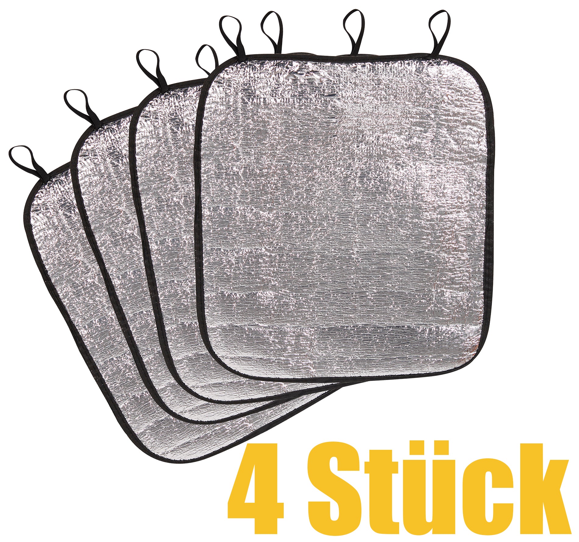 BigDean Thermo Sitzkissen 35x40cm Outdoor 4er Set Alu faltbar