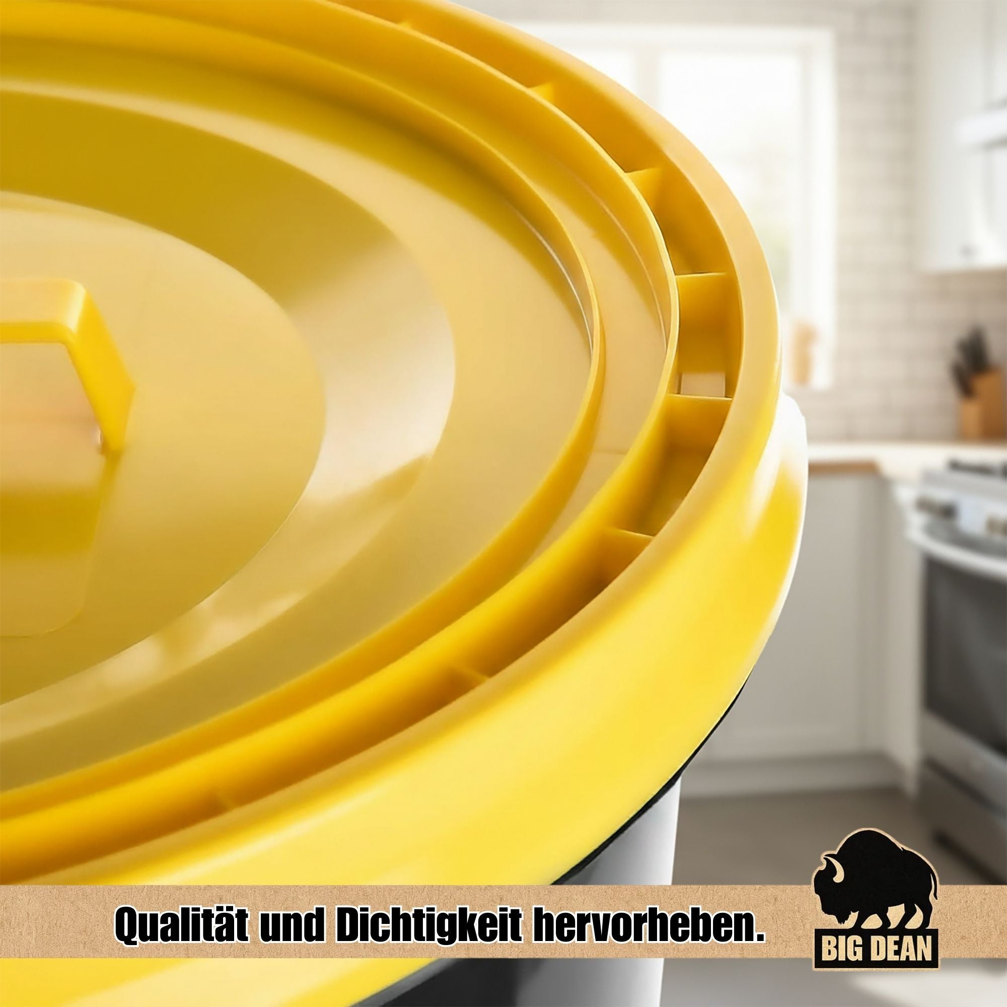 BigDean Haushalt Deckel Luftdicht für Mülltonne 60L Ersatzdeckel
