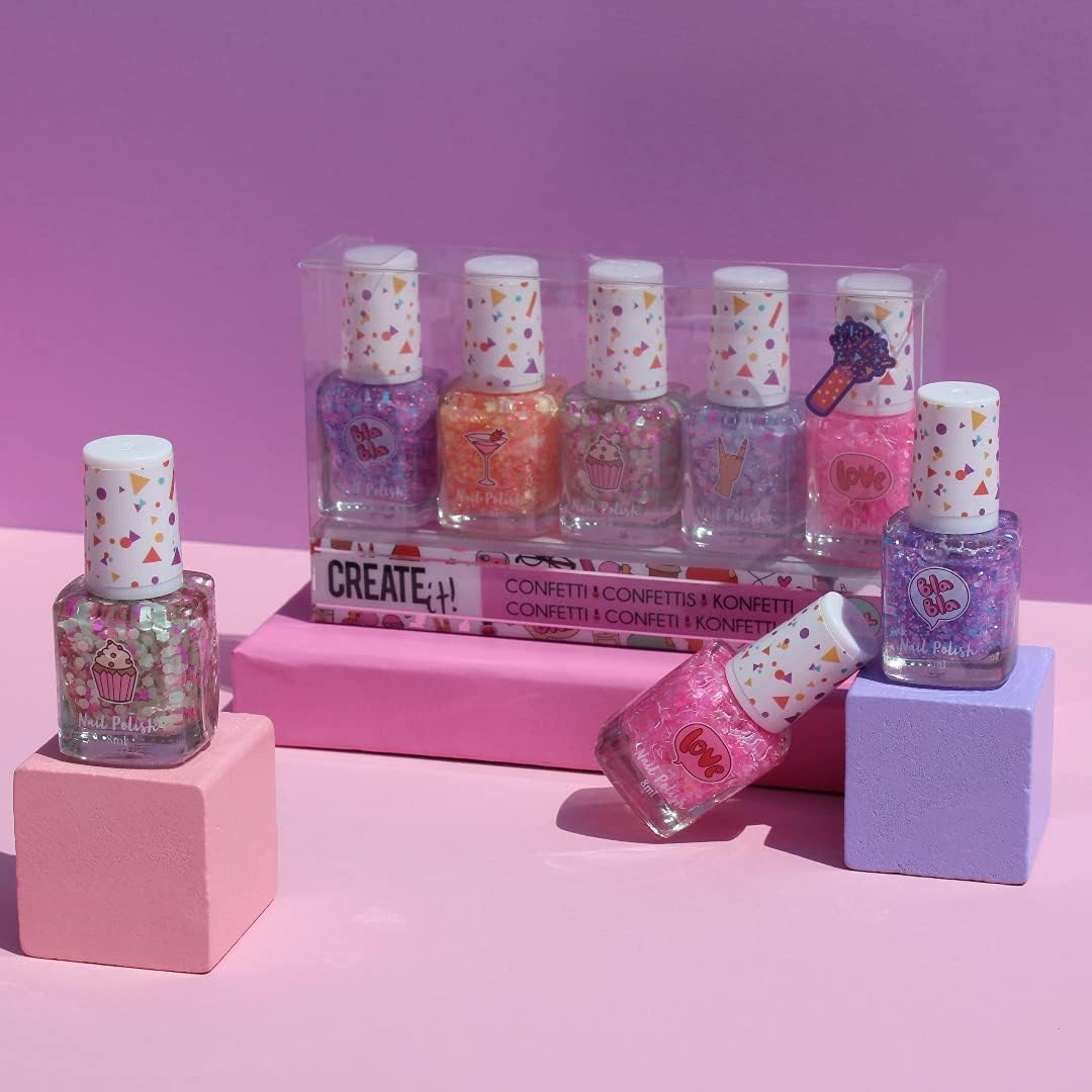 Create It Makeup Nagellack Confetti 5er Glitzer