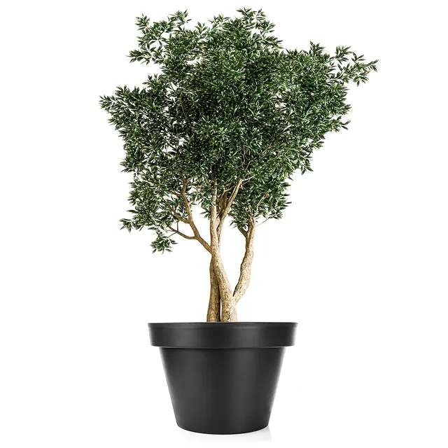 BigDean Garten Blumentopf XXL 60cm Anthrazit 80L mit Rollen
