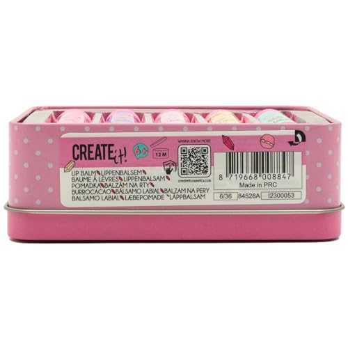 Create It Makeup 84528A Lippenbalsam Duft 5 Stück Metalldose