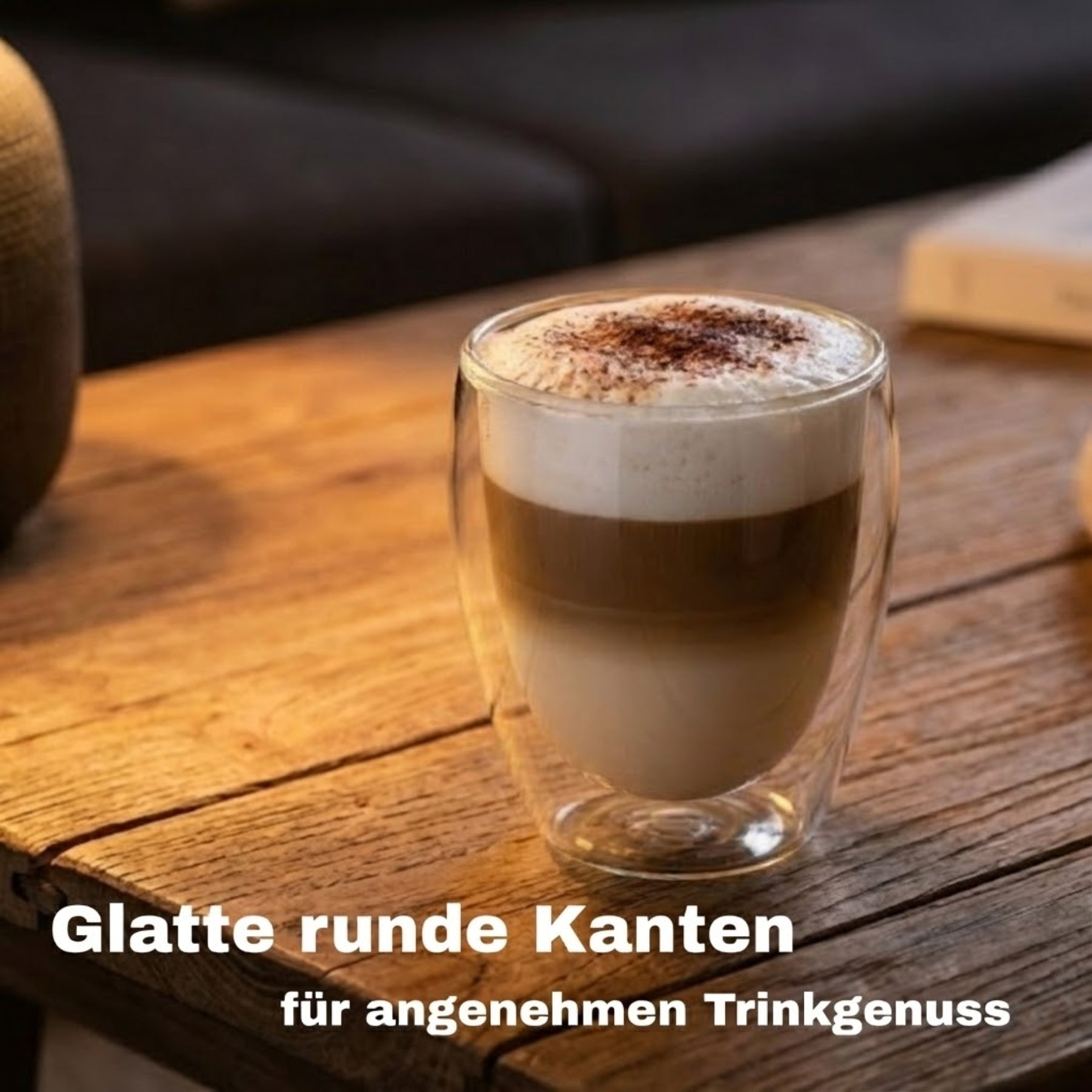 BigDean Latte Macchiato Gläser 300ml doppelwandig 2er Set