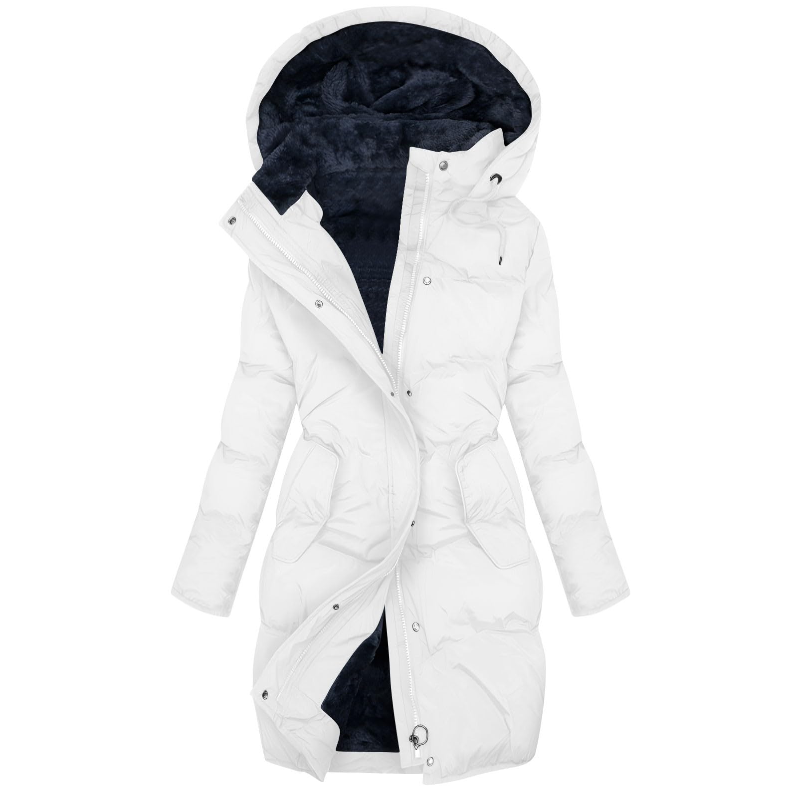 Luadnysin Jackets Daunenjacke Damen M Weiß wasserdicht