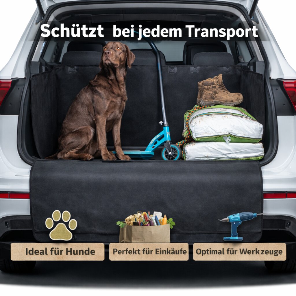 BigDean Haushalt Kofferraumschutz Hund Universal Wasserdicht