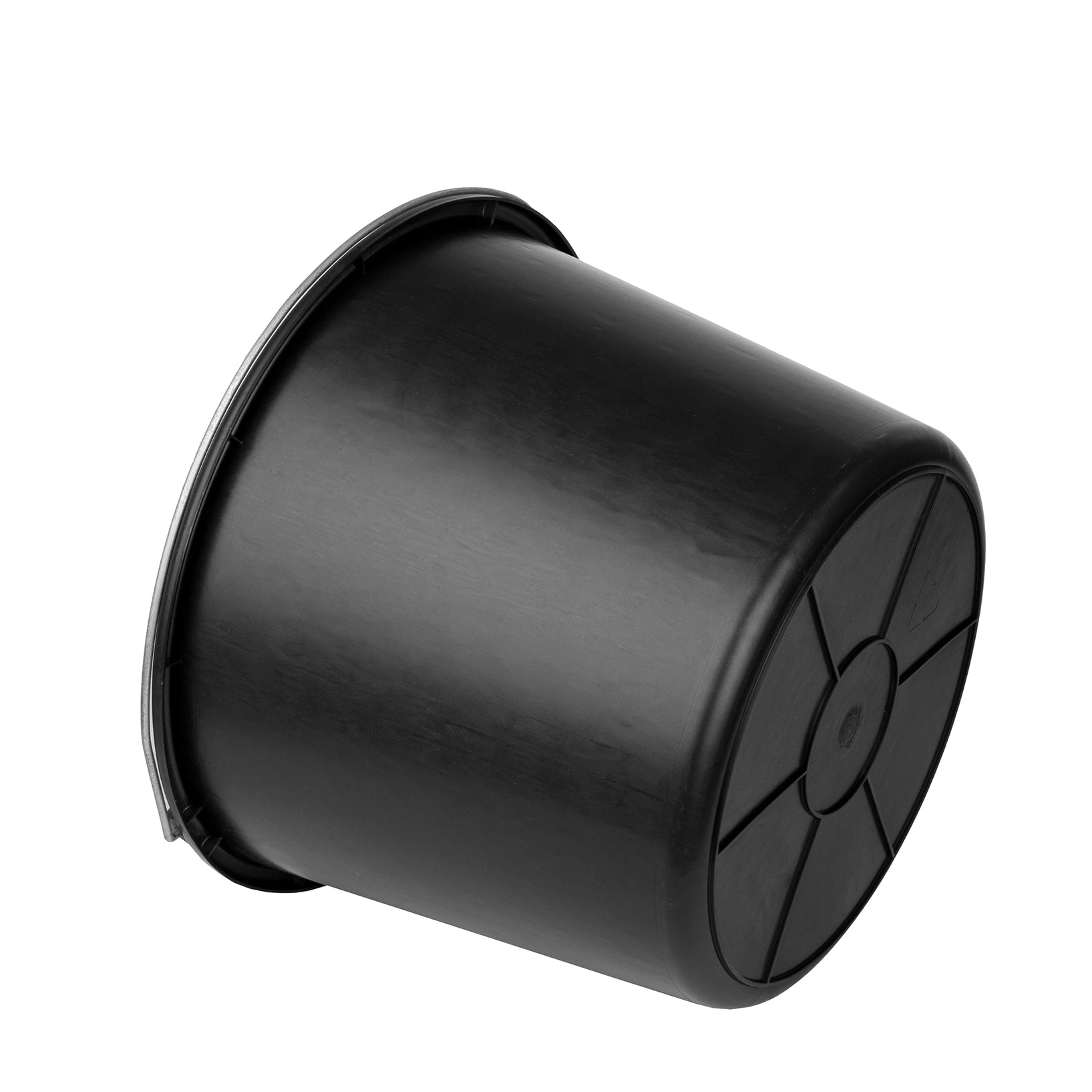 BigDean Haushalt Baueimer 12l Schwarz mit Skala und Henkel