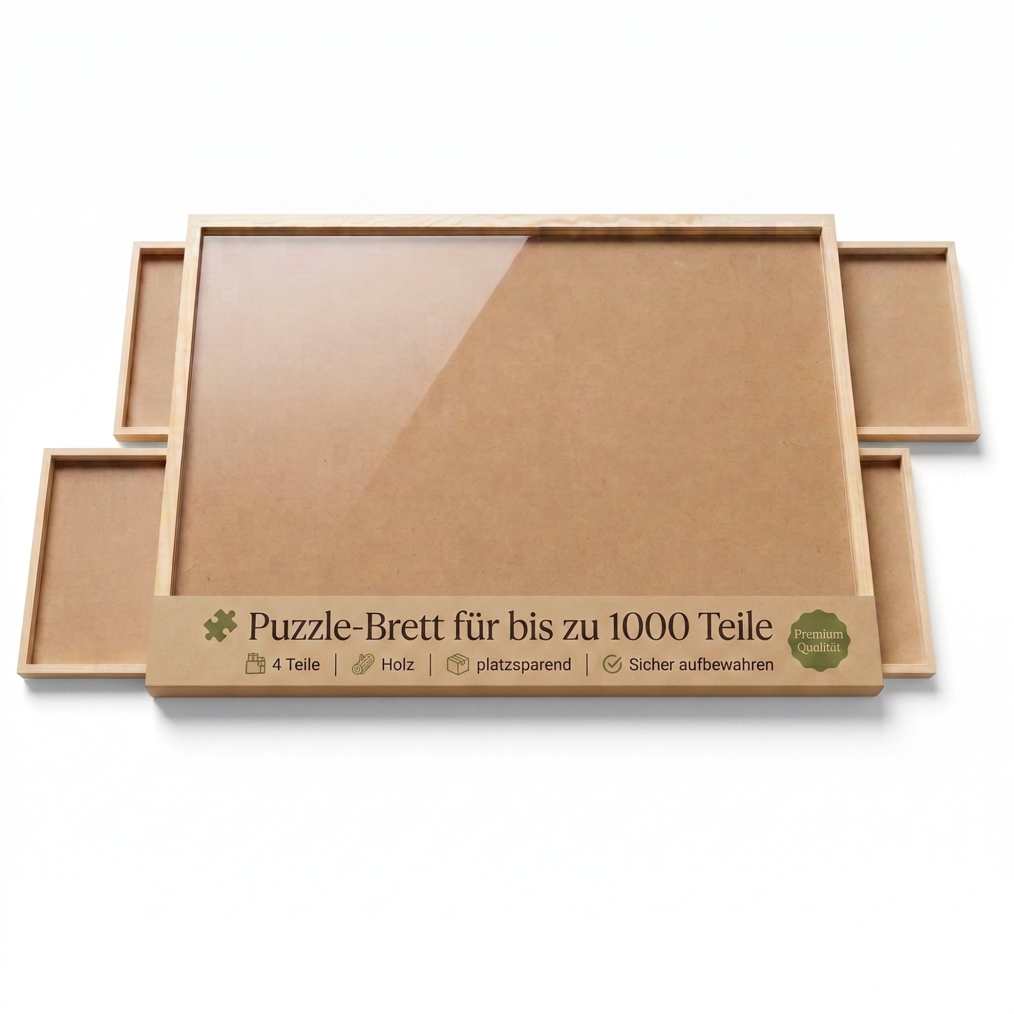BigDean Puzzletisch extra groß 76x57 cm Puzzlebrett 1000 Teile