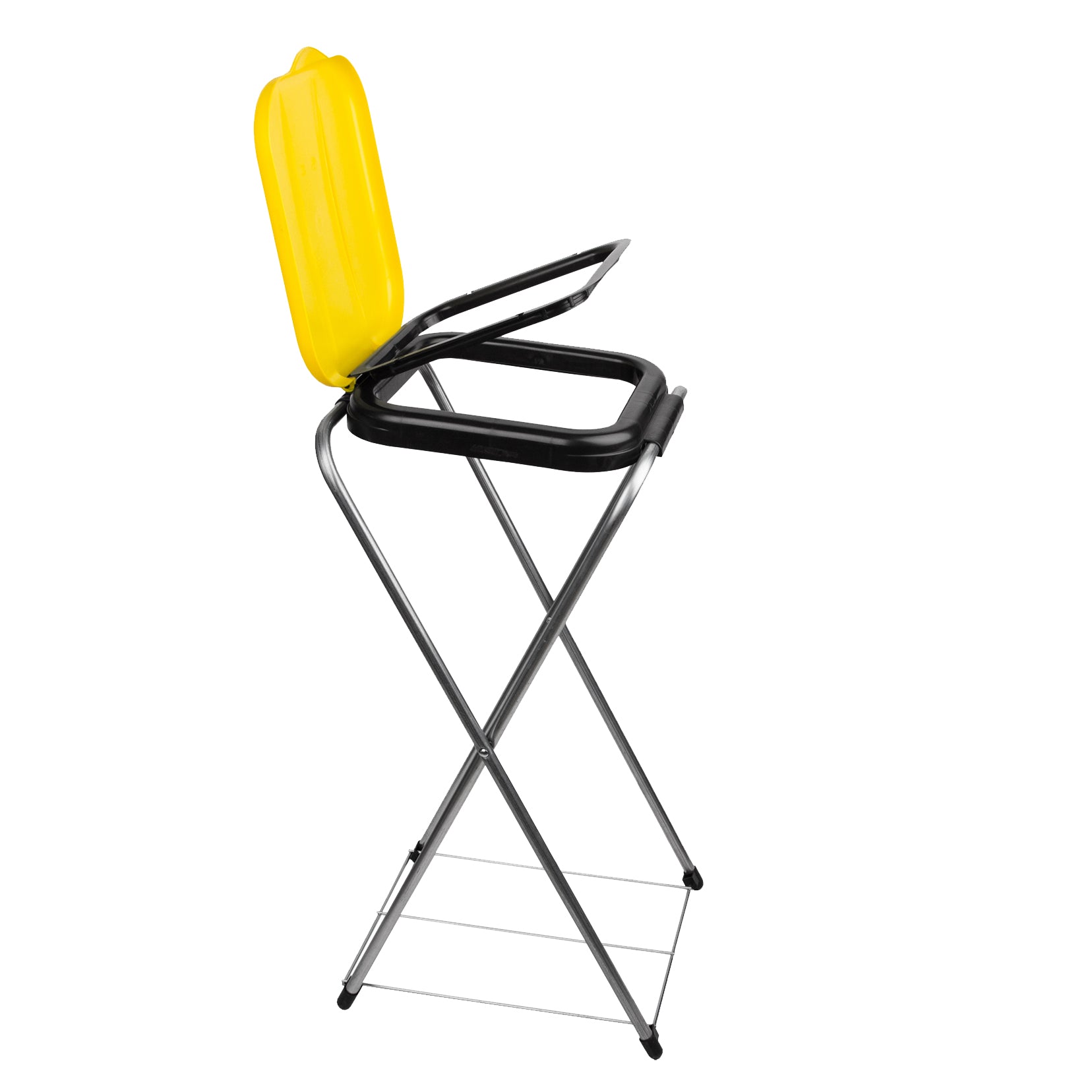 BigDean Haushalt & Alltag Müllsackständer EasyFix 120L gelb Metall