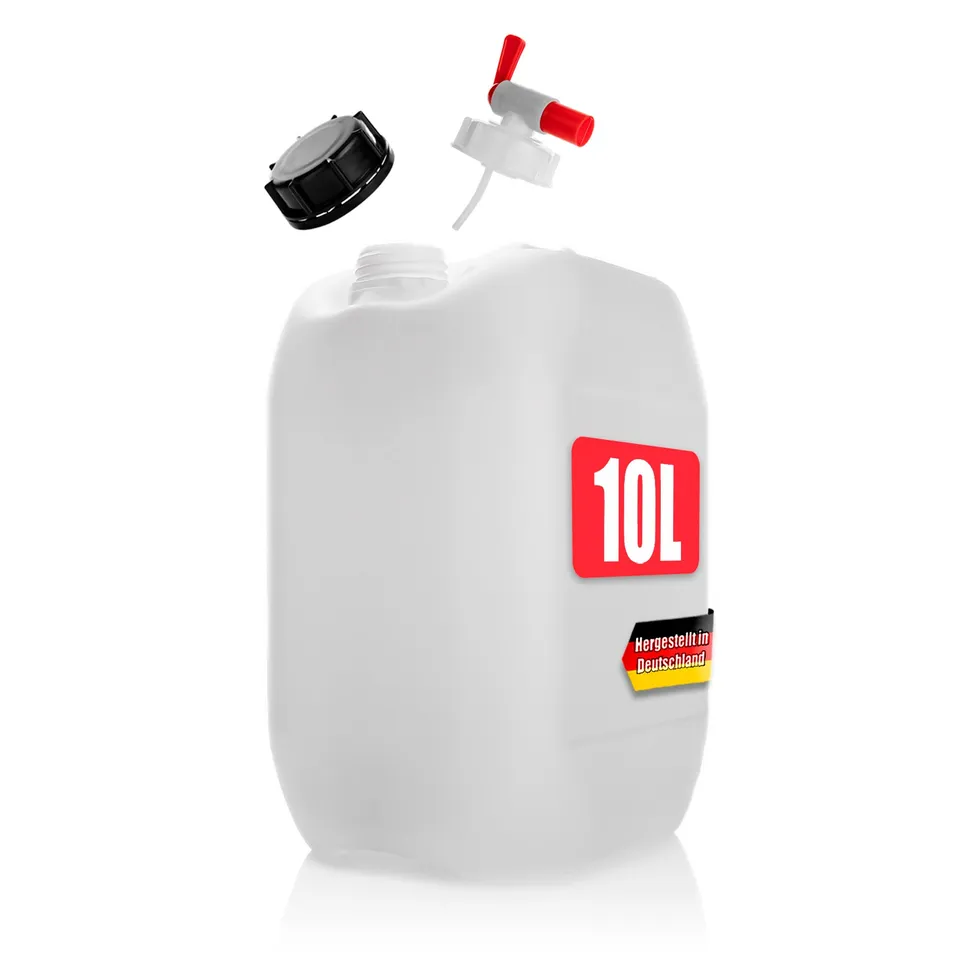 BigDean Wasserkanister 10L Kanister mit Hahn BPA-frei