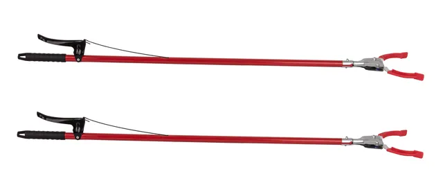 BigDean Greifzange 92cm 2er Set Metall Greifhilfe