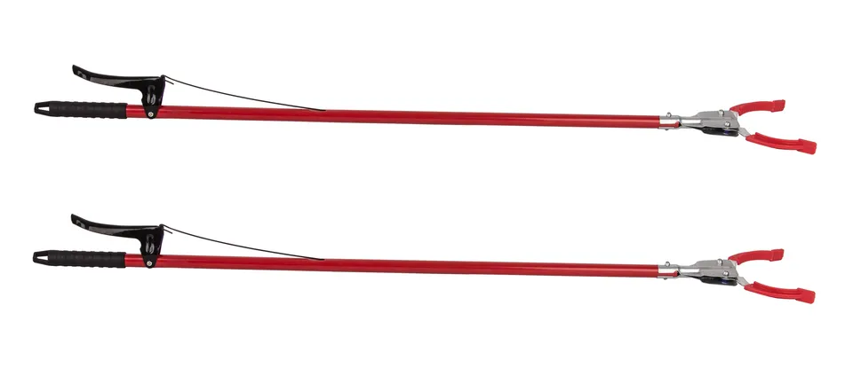 BigDean Greifzange 92cm 2er Set Metall Greifhilfe