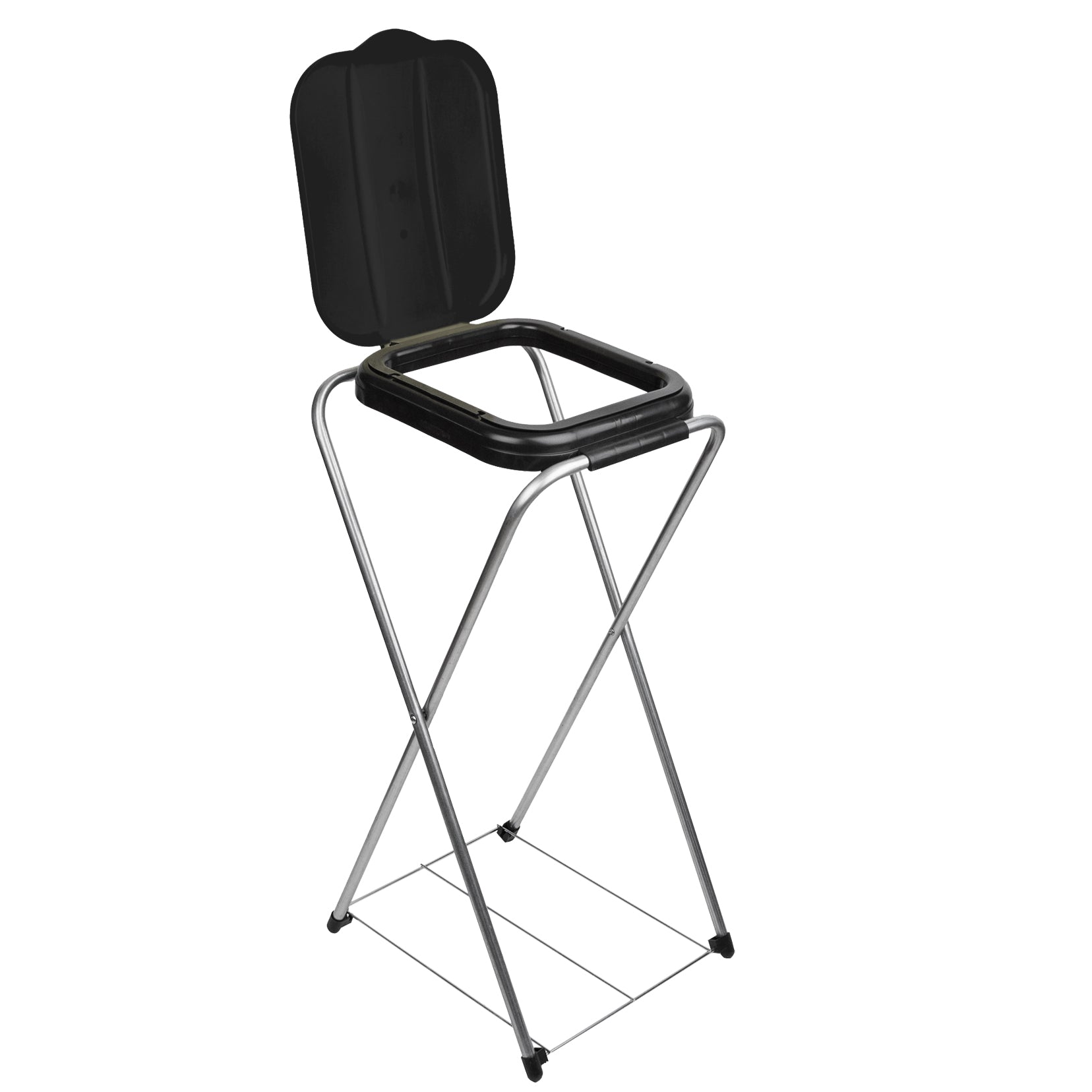 BigDean EasyFix Müllsackständer Schwarz 120L Metall