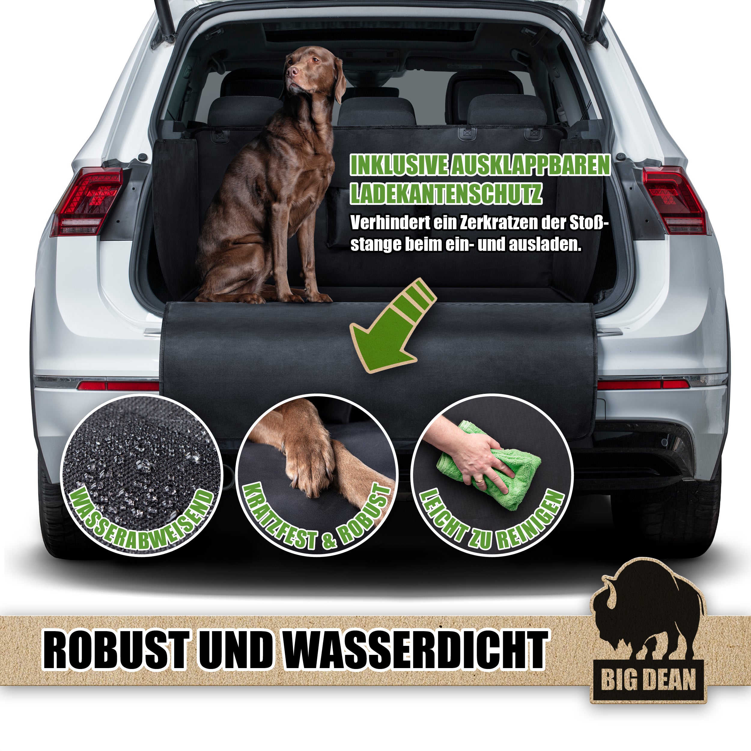 BigDean Kofferraum Schutzmatte Universell Hund Gepäck